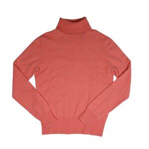 Lord & Taylor Turtleneck Cashmere Sweater in Pink